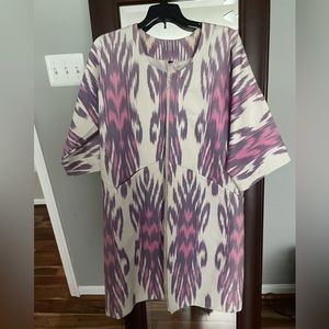 Handwoven silk Ikat jacket/caftan